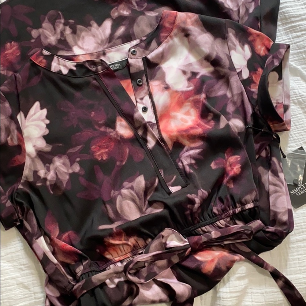 Vera Wang Floral Dress NWT